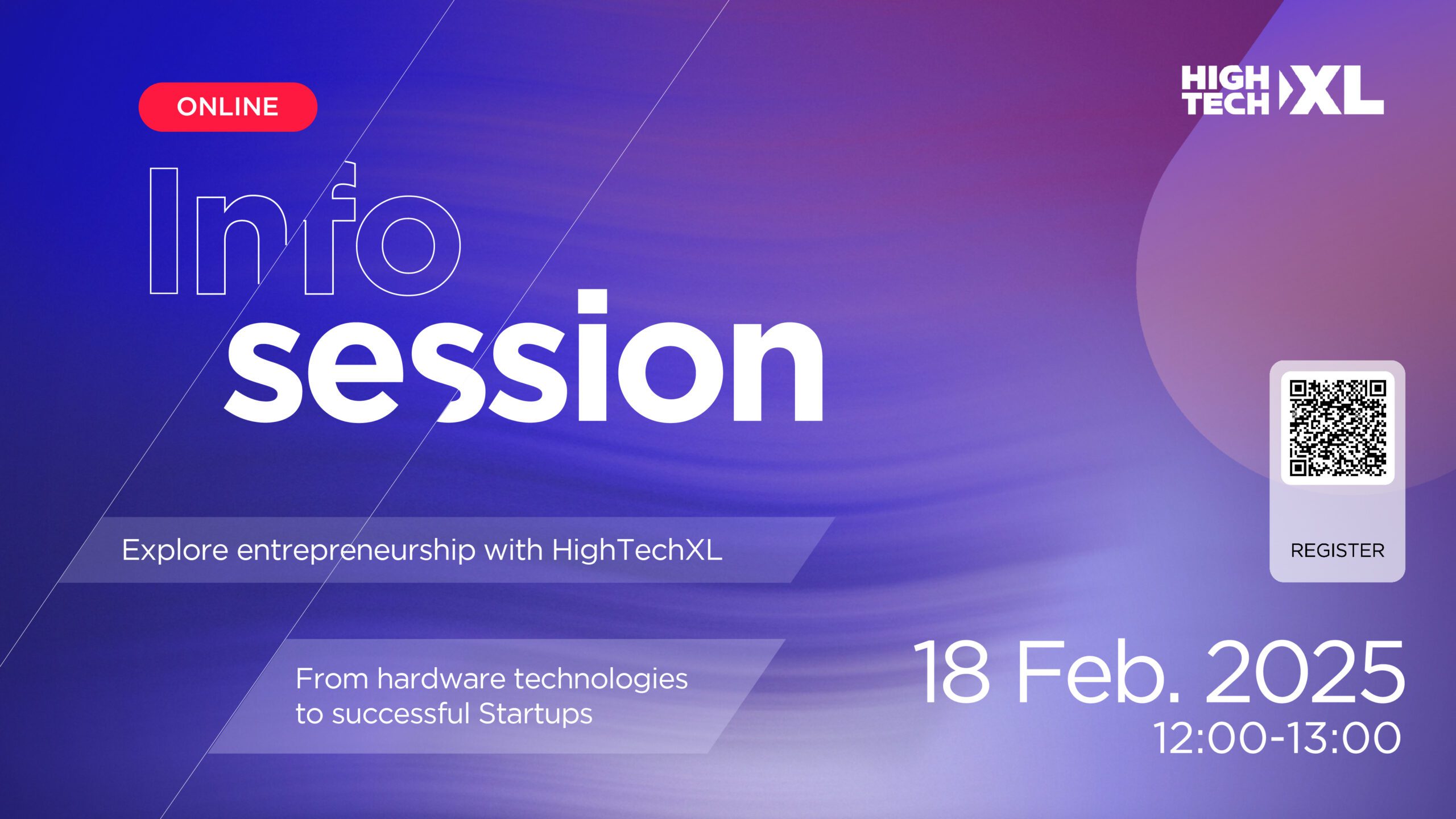 Online Info Session – Explore Entrepreneurship with HighTechXL 2025