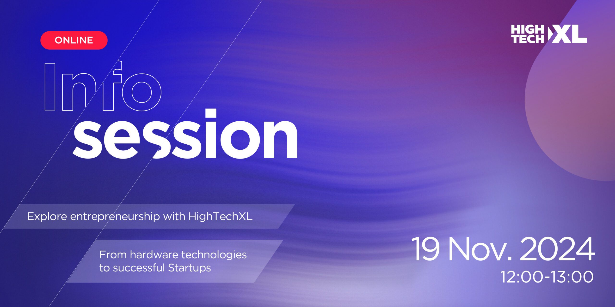 Online Info Session – Explore Entrepreneurship with HighTechXL